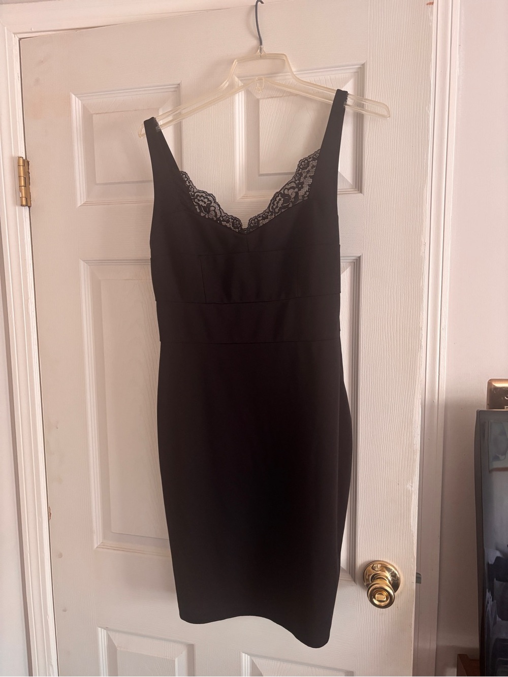 Black lace dress